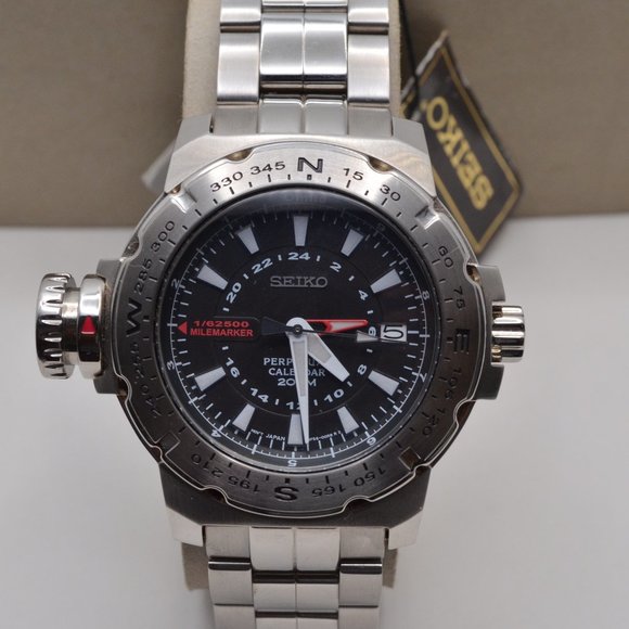 Seiko Mens SLT095 Perpetual Calendar Watch